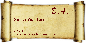 Ducza Adrienn névjegykártya
